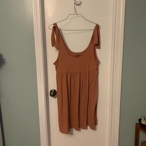 NWOT Burnt Orange Babydoll Dress